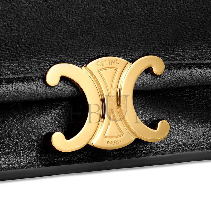 CELINE SOFT TRIOMPHE BESACE IN SUPPLE SHINY LAMBSKIN 123632T88.38NO (34*25*13cm) CELINE SOFT TRIOMPHE BESACE IN SUPPLE SHINY LAMBSKIN 123632T88.38NO (34*25*13cm)